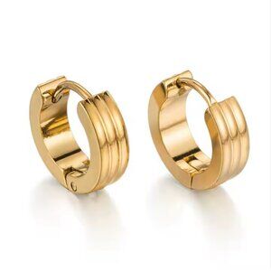 Huggie Hoop Earrings Woman